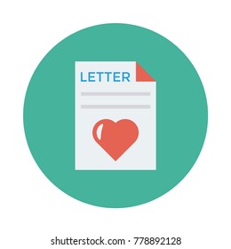 love letter circle flat 