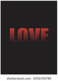 Ilustración vectorial de diseño de carta de amor 