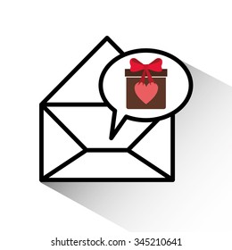 love letter design, vector illustration eps10 graphic 