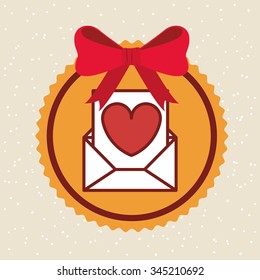 love letter design, vector illustration eps10 graphic 
