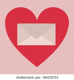 love letter design, vector illustration eps10 graphic 