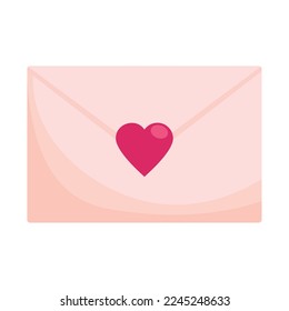 love letter, envelope with heart