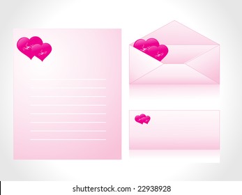 love letter with envelope, wallpaper