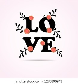 love letter with flower