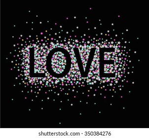 love letter graphic for t-shirt