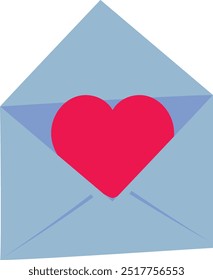 Love Letter. Hand Drawn Icon Illustration