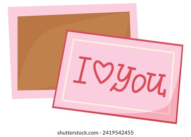 Love Letter Hand Drawn Valentine Day Sticker