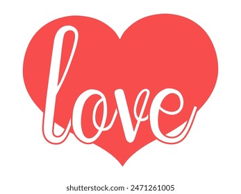 Love Letter Heart Background Illustration