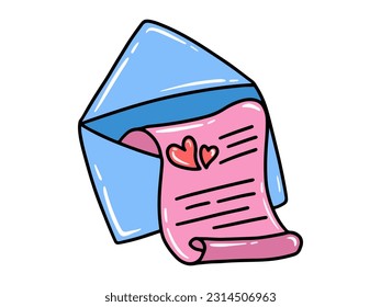 Love Letter with Heart Icon