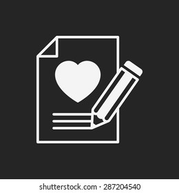 love letter icon