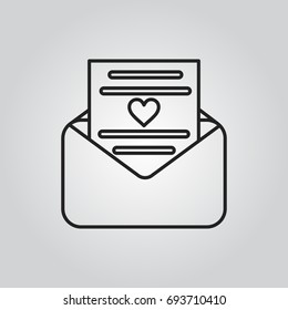 love letter icon