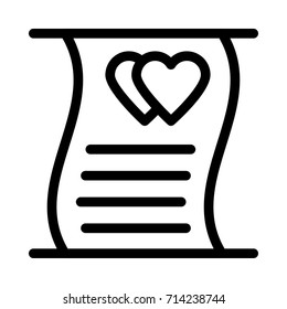 Love letter icon