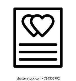 Love letter icon