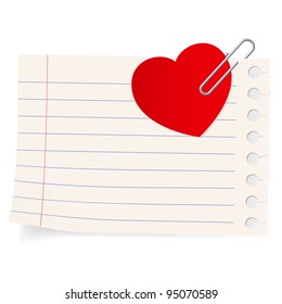 Love letter icon. Illustration on white background