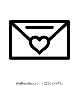 love letter icon or logo isolated sign symbol vector illustration - high quality black style vector icons
