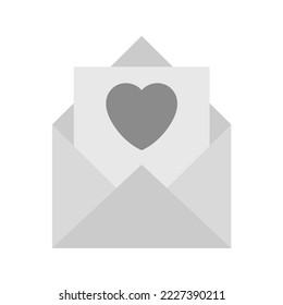 Love Letter icon vector image. Can also be used for Physical Fitness. Suitable for mobile apps, web apps and print media.