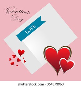 love letter mail - Valentines Day Flyer - Valentines Day Card - Valentines Day Background