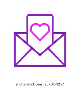 Love Letter Message Sending Icon