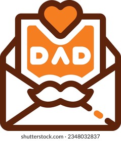 Love Letter Mixed Icon - Single Icon, Vector