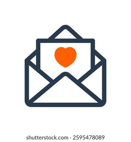 Love Letter for Mother's Day Vector Icon