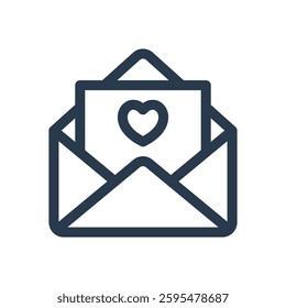 Love Letter for Mother's Day Vector Icon