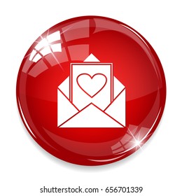 love letter open icon