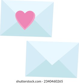 Love letter for party or celebration vector illustration