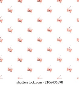 Love letter seamless vector pattern. Idea for St. Valentine's Day