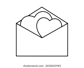 Love Letter Silhouette Valentines Day