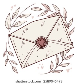 Love Letter Vector Design Eps