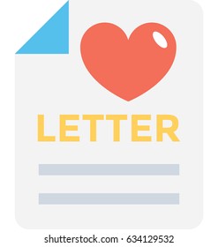 Love Letter Vector Icon