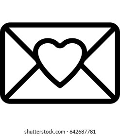 Love Letter Vector Icon