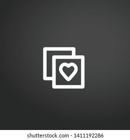 Love Letter vector icon. Love Letter concept stroke symbol design. Thin graphic elements vector illustration, outline pattern for your web site design, logo, UI. EPS 10.