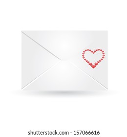 Love letter vector illustration