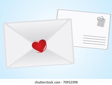 love letter vector illustration eps8