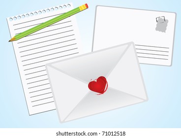 love letter vector illustration eps8