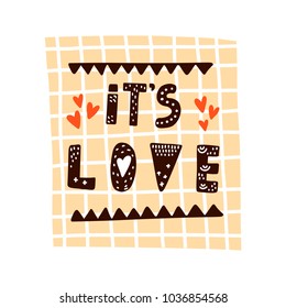 It's love lettering