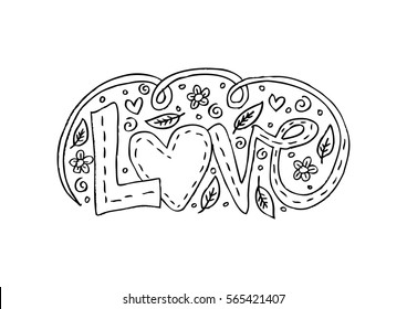 Love lettering 