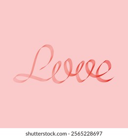 LOVE Lettering decoration vector illustration design. suitable for mug, t-shirt, decoration, etc. Eps 10 