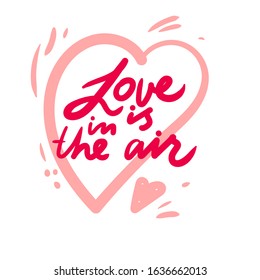 Diseño de letras de amor para la decoración