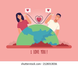 i love lettering and lovers poster