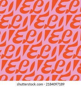 Patrón sin costura para el textil, papel de envoltura, papel pintado. Fondo moderno de la tipografía a mano. Ilustración del vector