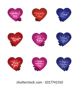 Love lettering set