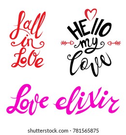 Love Lettering set