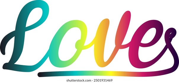 LOVE. Lettering typography poster vector design for valentines day, romantic, wedding banner. Modern calligraphy script love. Hand drawn modern brush calligraphy text