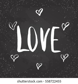 Love Lettering Valentines Day Calligraphy Phrase Stock Vector (Royalty ...