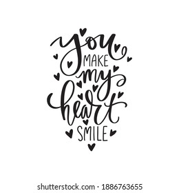 428 You Make My Heart Smile Images, Stock Photos & Vectors | Shutterstock