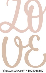 LOVE LETTERING WORDS | FOR ST VALENTINE'S DAY | HAND LETTERING | 