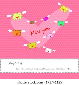Love letters background