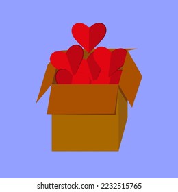 Love letters for lovers vector greeting card,poster, icon